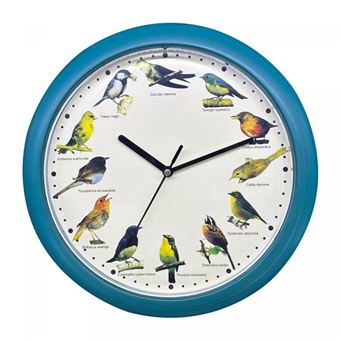 Horloge chant d'oiseau Bleu Herzberg HG03718 - 1