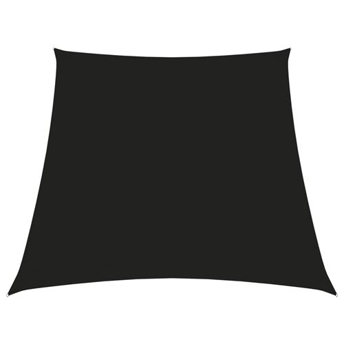 vidaXL Voile de parasol Tissu Oxford trapèze 4/5x4 m Noir