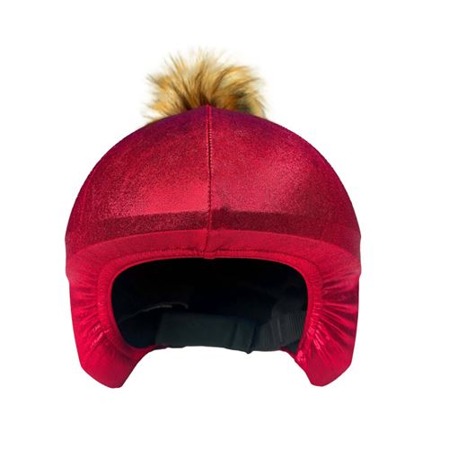 Non Communiqué Multi-Colour Housse De Casque Fantaisie-Coolcasc-Red Brown Pon-Pon -Taille Unique