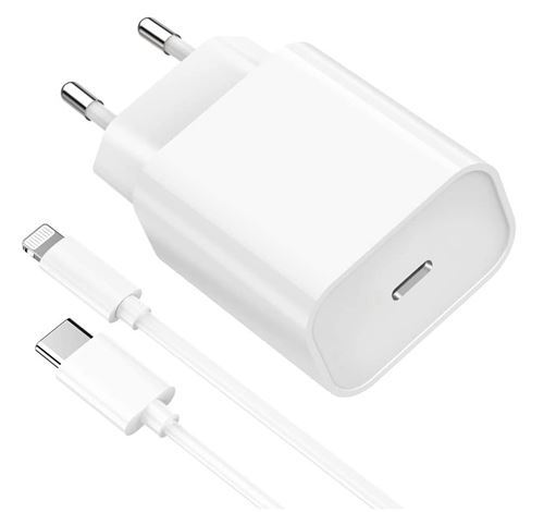 Chargeur Rapide 25W USB-C pour iPhone 14 13 - Electrozenata