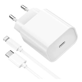Pour Apple iPhone 14 Plus 14 Pro/Max chargeur bloc d'alimentation 20 W  adaptateur secteur USB-C