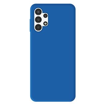 Coque silicone unie Mat bleu compatible pour Galaxy A13 4G – Protection fine et antichoc - 1