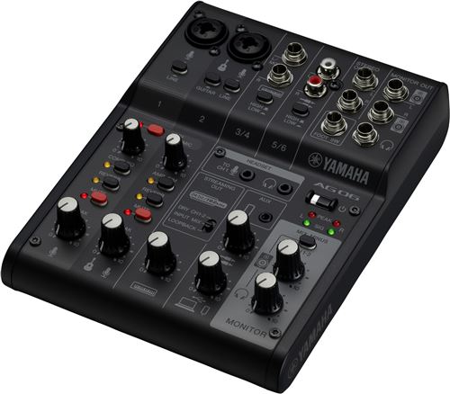Non Communiqué Yamaha Ag06 Mk2 Black Interfaces Audio Usb