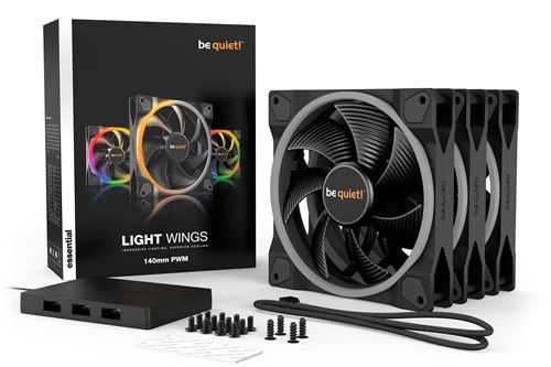Be Quiet! Light Wings 140 Mm Pwm Argb Triple Pack - Image 3