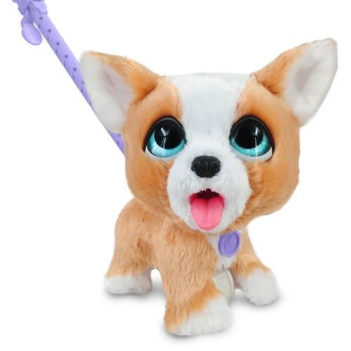 Jouet Interactif - Furreal Friends - Mon Copain Qui Fait Popo 23 Cm - Animal Interactif Avec Laisse, Friandises Et Pelle