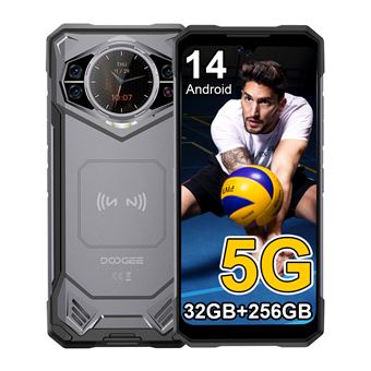 DOOGEE S200 Téléphone Portable 6.72 32GO 256GO Smartphone Android 14 10100mAh Dual SIM 5G-Noir - 1