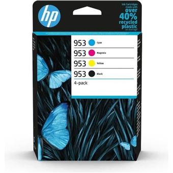 HP 953 - Pack de 4 - noir, jaune, cyan, magenta - original - cartouche d'encre - pour Officejet Pro 7740, 8210, 8216, 8218, 8710, 8715, 8720, 8725, 8730, 8740 - 1