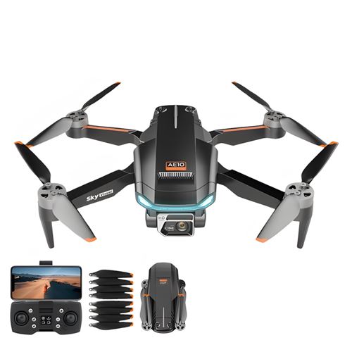 Drone SZSMART Ae10 Noir télécommandé 4K Durée de vie de la batterie 25 Min