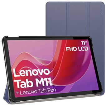 ebestStar Housse pour Lenovo Tab M11 Smart Case Support Auto-veille, Bleu Foncé - 1