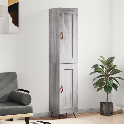 Vidaxl Gris Buffet Haut - Sonoma - Image 3