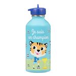 Gourde Inox Enfant - Je Suis Un Champion - Draeger Paris