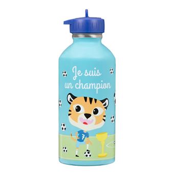 Gourde Inox Enfant - Je Suis Un Champion - Draeger Paris