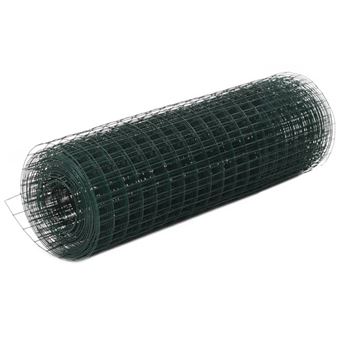 VidaXL Grillage Acier Galvanisé 25x0,5m Épaisseur 0,55mm - Clôture Jardin Robuste