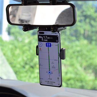 Évaluer Miroir Vert-OlPG-Support de Téléphone Portable Multifonctionnel  pour Voiture, Rotatif à 360 °, Miroir