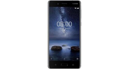 Nokia 8 - 4G smartphone - RAM 4 Go / Mémoire interne 64 Go - microSD slot - Écran LCD - 5.3 - 2560 x 1440 pixels - 2x caméras arrière 13 MP, 13 MP - front camera 13 MP - TIM - acier