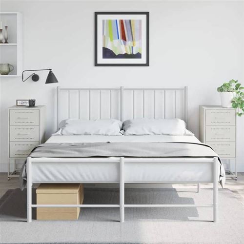 Vidaxl Blanc Tables Acier 846589 - Image 3