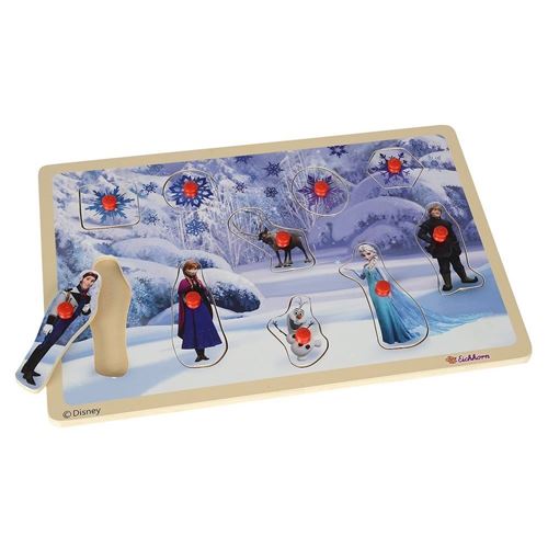 Puzzle en bois La reine des neiges 10 Pièces - Puzzle 2 ans et +