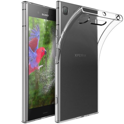 Housse Sony Xperia XZ1 Etui Housse Coque de protection Ultra Fine Silicone TPU Gel [Jelly - Transparent] - ADVANSIA