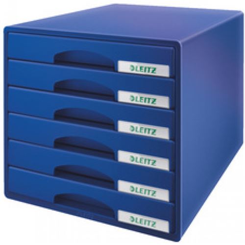 Leitz Leitz Module De Classement Plus, 6 Tiroirs, Noir Noir