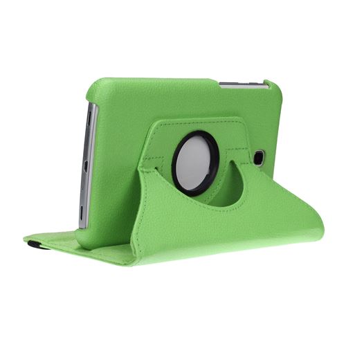 doupi Rotatif Housse pour Samsung Galaxy Tab 4 (7 pouces), Deluxe 360 Degrés Smart Coque de Protection Simili Cuir Coque Cover et Case, vert