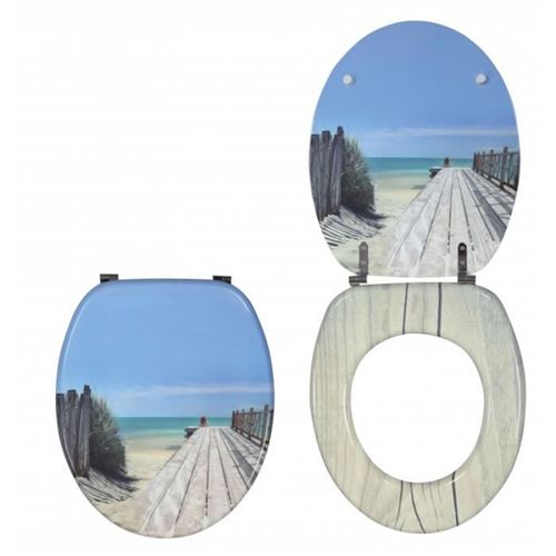 Abattant bois DECOR Holiday Beach - Décor Holiday Beach