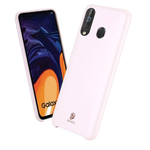Coque en TPU + PU rose pour votre Samsung Galaxy A60/M40
