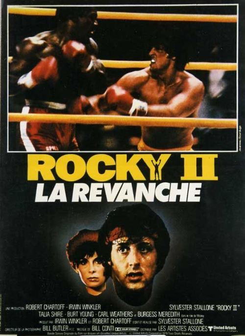 Rocky 2/Deux La Revanch - 1979 - Sylvester Stallone - AFFICHE