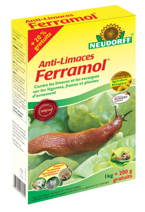 Anti-Limaces Ferramol + 200gr Gratuit