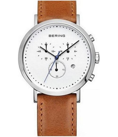 Bering Montre Homme, Mixte 10540-504 ChronographeBlanc