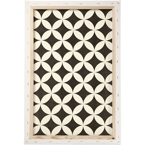 Creotime modèle de toile 40 x 60 x 1,7 cm blanc