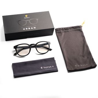 Horus X Lunettes Anti Lumiere Bleue Gaming Filtre Protection Ultime UV Ecrans Jeux Videos Console Ordinateur PC Homme et Femme Urban Clear Lunettes sport Achat prix fnac