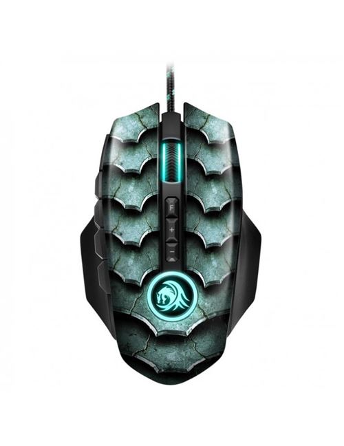Sharkoon Drakonia II, Right-hand, Optical, USB, 15000 DPI, 12000 fps, Green