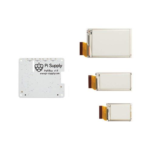 Papirus Epaper / Eink Multi-screen Hat For Raspberry Pi