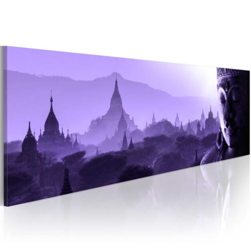 Tableau - Purple Zen .Taille : 135x45