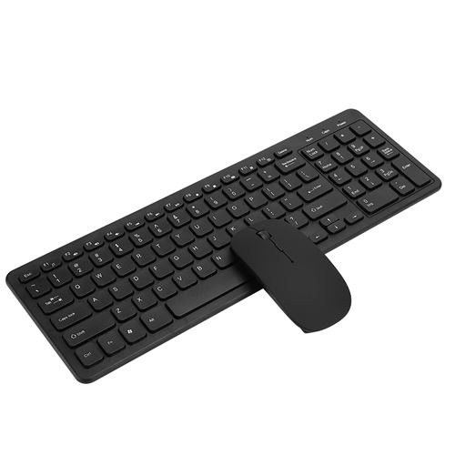 Générique Noir Jeu De Clavier De Souris Sans Fil Jeu De Bureau Pour Ordinateur Portable Micro-Récepteur À 3 Vitesses( ) - Image 1