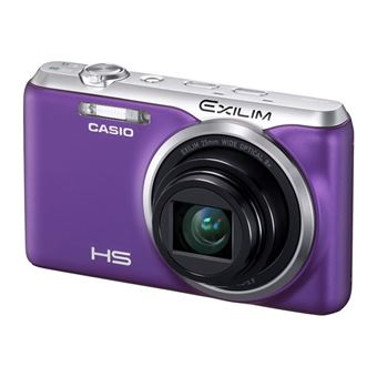 Casio High Speed EXILIM EX-ZR20 - Appareil photo numérique - compact - 16.1 MP - 1080p - 8x zoom optique 52.2 Mo - violet