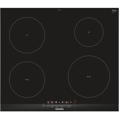 Siemens Eh675fec1e Plaque – Plaque (intégré, Induction, Verre Et Céramique, Noir, Capteur, Partie Supérieure Avant)