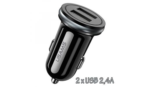 Chargeur voiture 2xUSB 2.4A