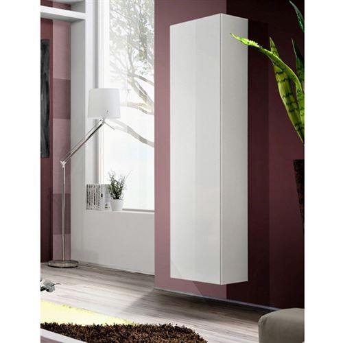 Rangement colonne - Fly - L 40 cm x H 170 cm x P 29 cm - Blanc