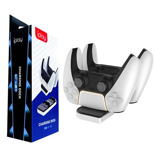 Double chargeur DEF MK135 PlayStation 5 pour manette de jeu