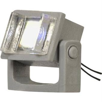 Viessmann Projecteur H0 – 1 Pièce – Simple à Monter – Qualité Originale Allemande – Idéal Pour Réseaux Ferroviaires Miniatures
