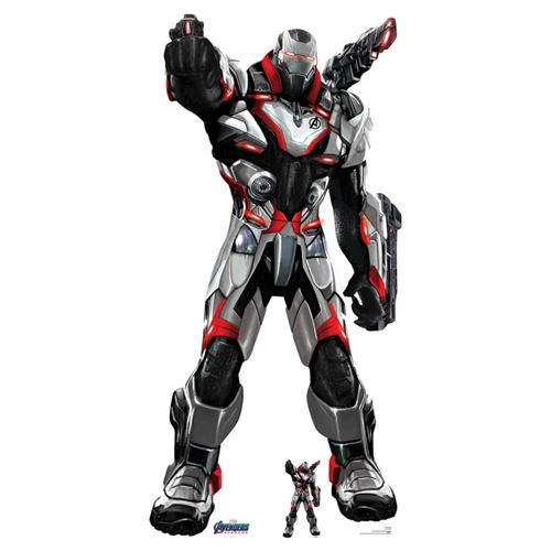Figurine en carton War Machine Marvel Avengers Endgame H 193 CM