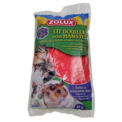 Meilleurs prix pour Lit douillet pour hamster. sachet de 25 gr. couleur aléatoire. - zolux - ZO-206401