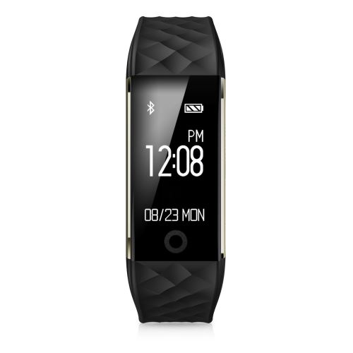 Smart S2 Montre connectée Bracelet Bluetooth 4.0 Étanche Connectée pour Android IOS - Noir