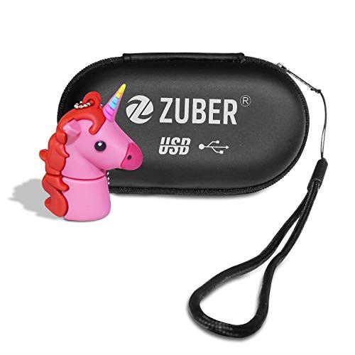 Zuber Clé ® Fantaisie Mignon Licorne Rose USB Memory Stick de Disque  Mignon Dessin animé USB 2.0 Flash Drive avec High Speed et La