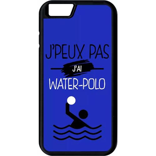 Coque apple iphone 6 j peux pas j ai water polo 12