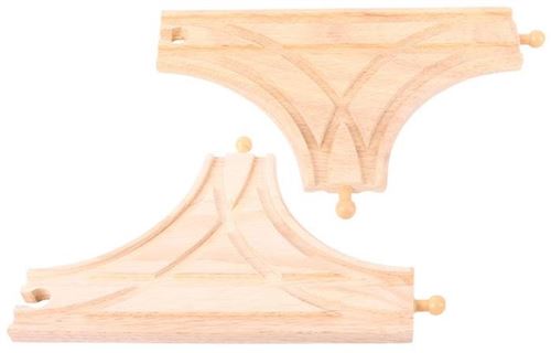 Bigjigs - Rails - T-splitsing - 2dlg.