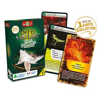 Jeu de cartes Bioviva Défis Nature Super pouvoirs des animaux