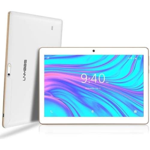 LNMBBS Tablette Tactile 10 Pouces - Android 9.0 , 64Go, 4Go de RAM, 3G Doule SIM, WiFi-Bluetooth-GPS-OTG(Blanc) ...