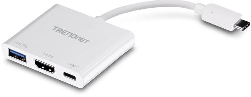 Usb-c vers hdmi avec alimentation electrique et port usb 3.0